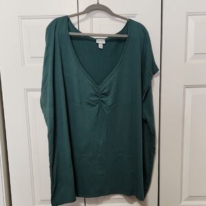 Ava & Viv Green Relaxed Tunic
